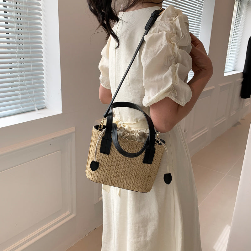 Aurélien | Marie Mini-Strohtasche