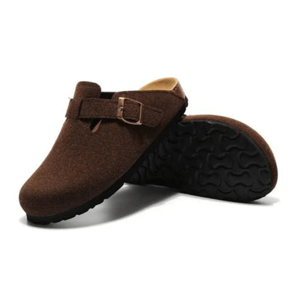 Oslo Clogs | Weiche Wildleder-Optik (Räumungsverkauf)
