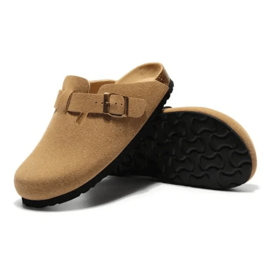 Oslo Clogs | Weiche Wildleder-Optik (Räumungsverkauf)