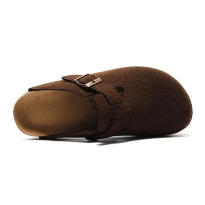 Oslo Clogs | Weiche Wildleder-Optik (Räumungsverkauf)
