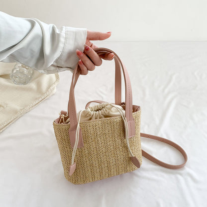 Aurélien | Marie Mini-Strohtasche