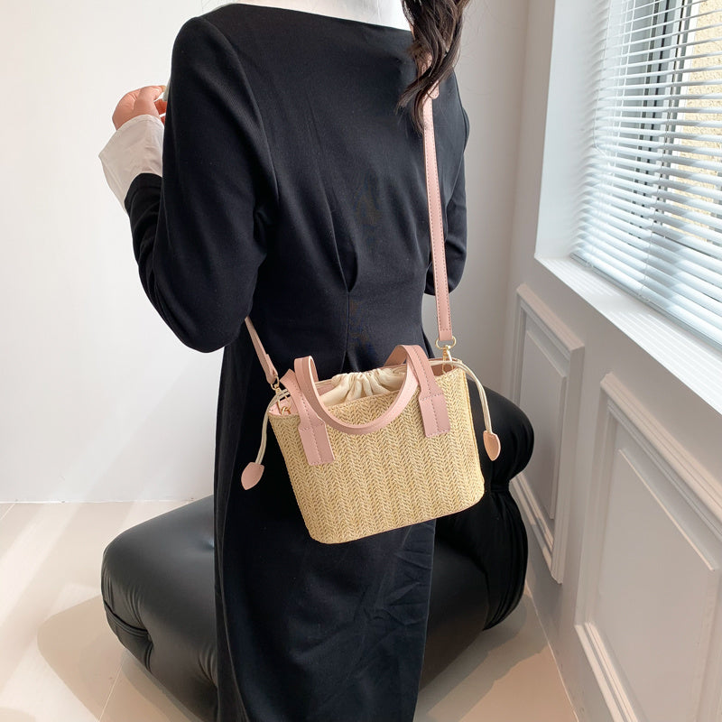 Aurélien | Marie Mini-Strohtasche