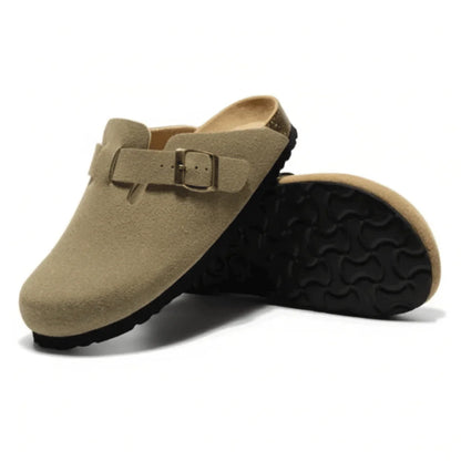 Oslo Clogs | Weiche Wildleder-Optik (Räumungsverkauf)