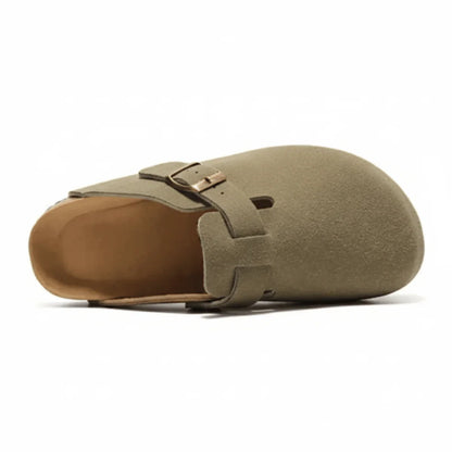 Oslo Clogs | Weiche Wildleder-Optik (Räumungsverkauf)