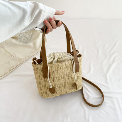 Aurélien | Marie Mini-Strohtasche