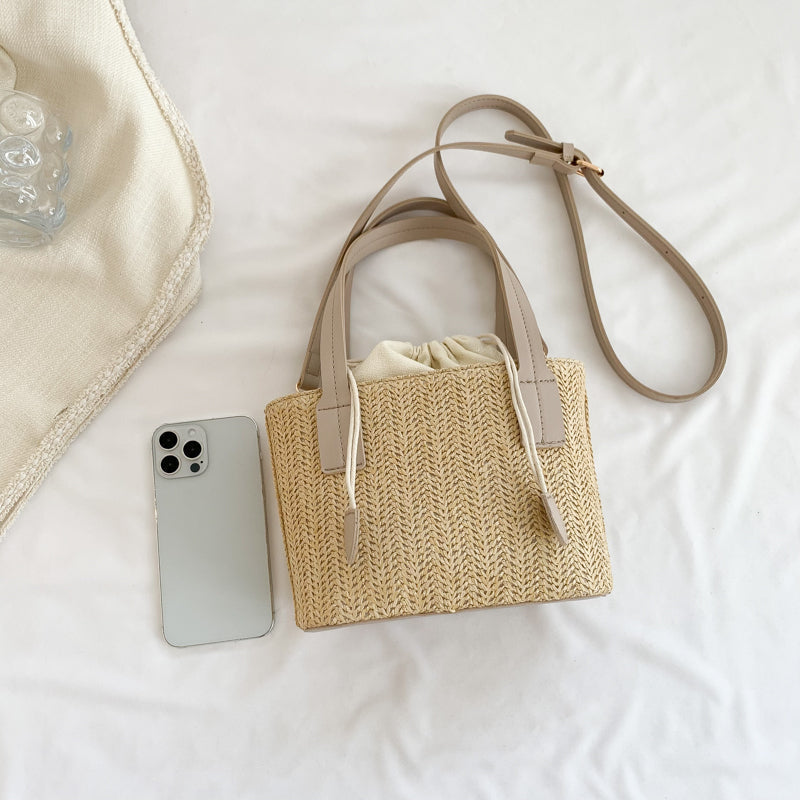 Aurélien | Marie Mini-Strohtasche