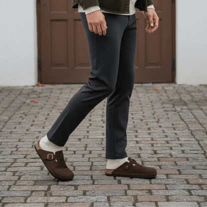 Oslo Clogs | Weiche Wildleder-Optik (Räumungsverkauf)