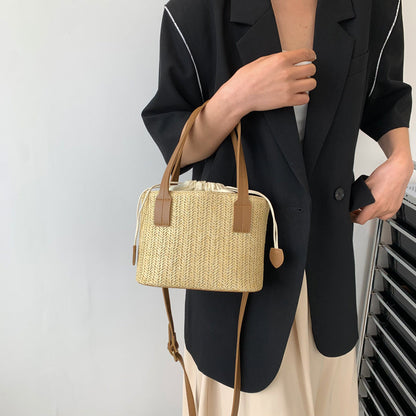 Aurélien | Marie Mini-Strohtasche