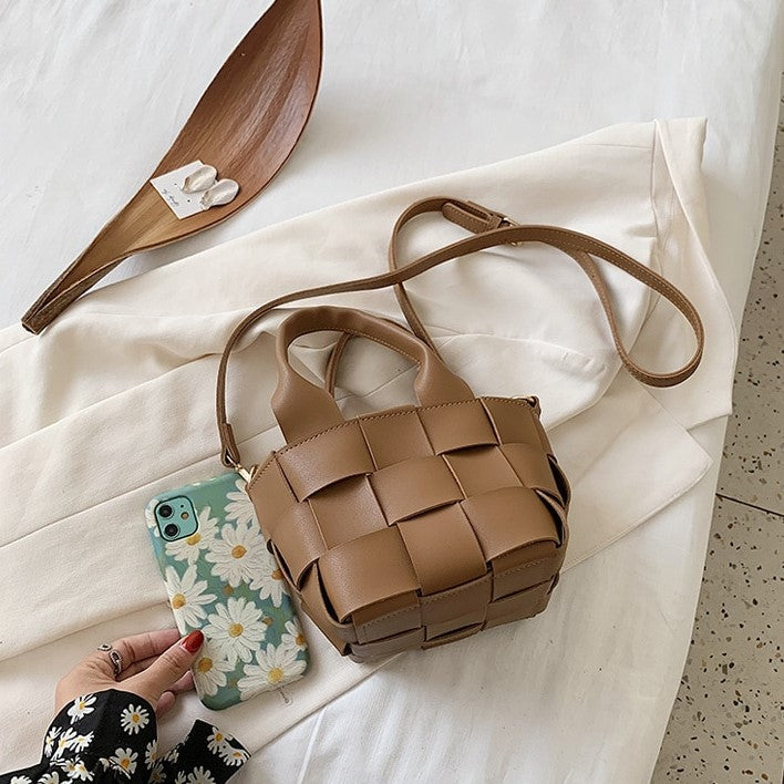Aurélien | Cora Mini-Handtasche in Flechtoptik