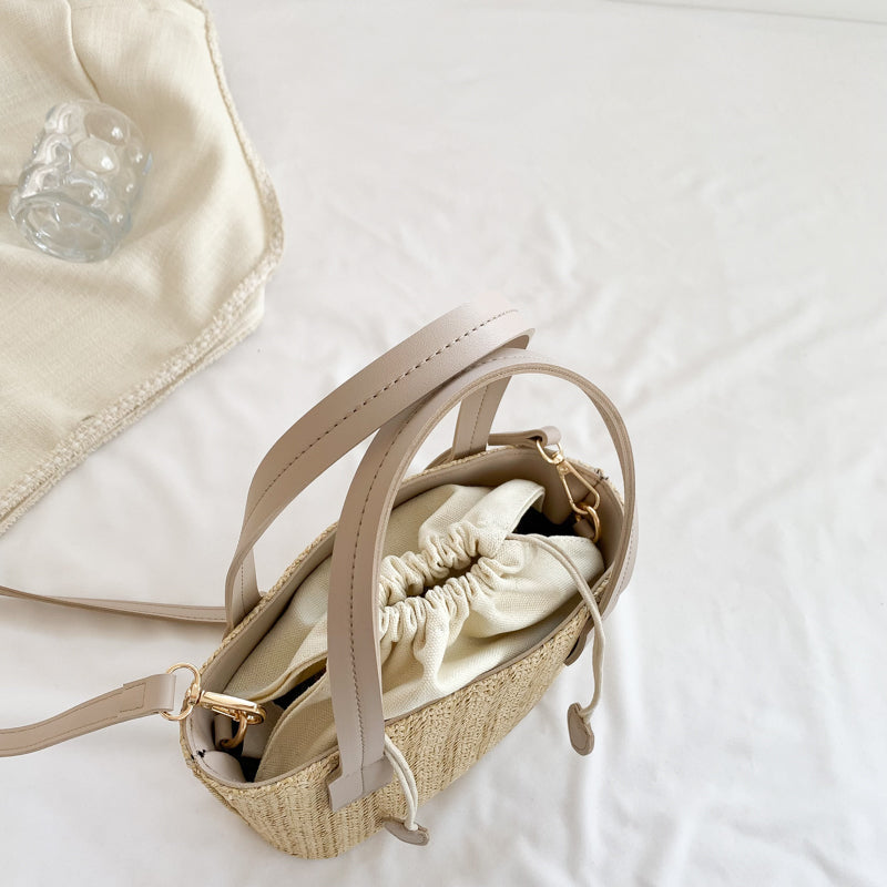 Aurélien | Marie Mini-Strohtasche