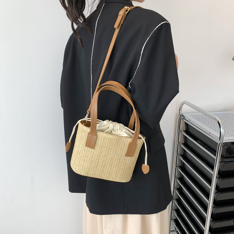 Aurélien | Marie Mini-Strohtasche