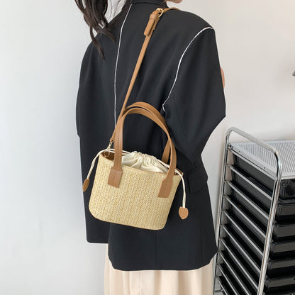 Aurélien | Marie Mini-Strohtasche