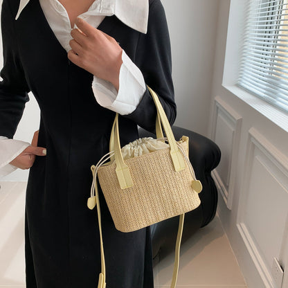 Aurélien | Marie Mini-Strohtasche