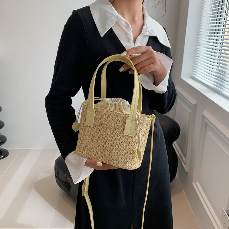 Aurélien | Marie Mini-Strohtasche