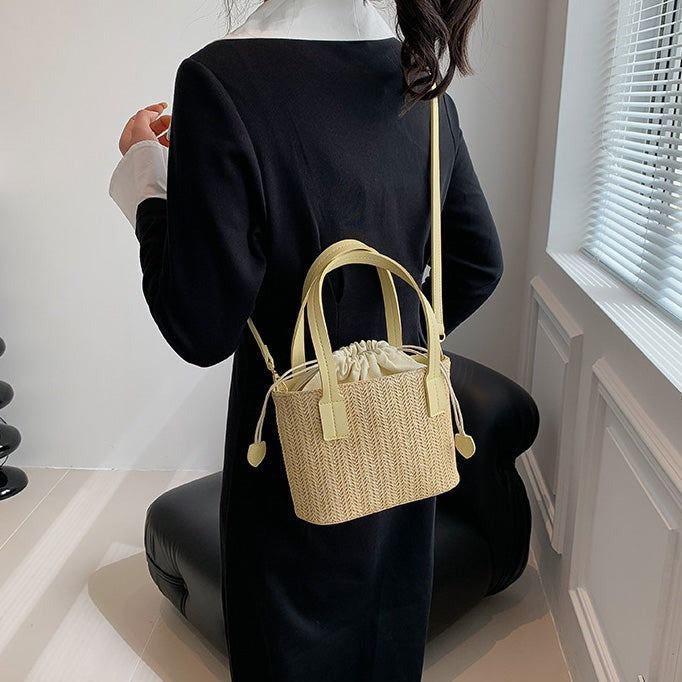Aurélien | Marie Mini-Strohtasche