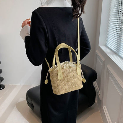 Aurélien | Marie Mini-Strohtasche