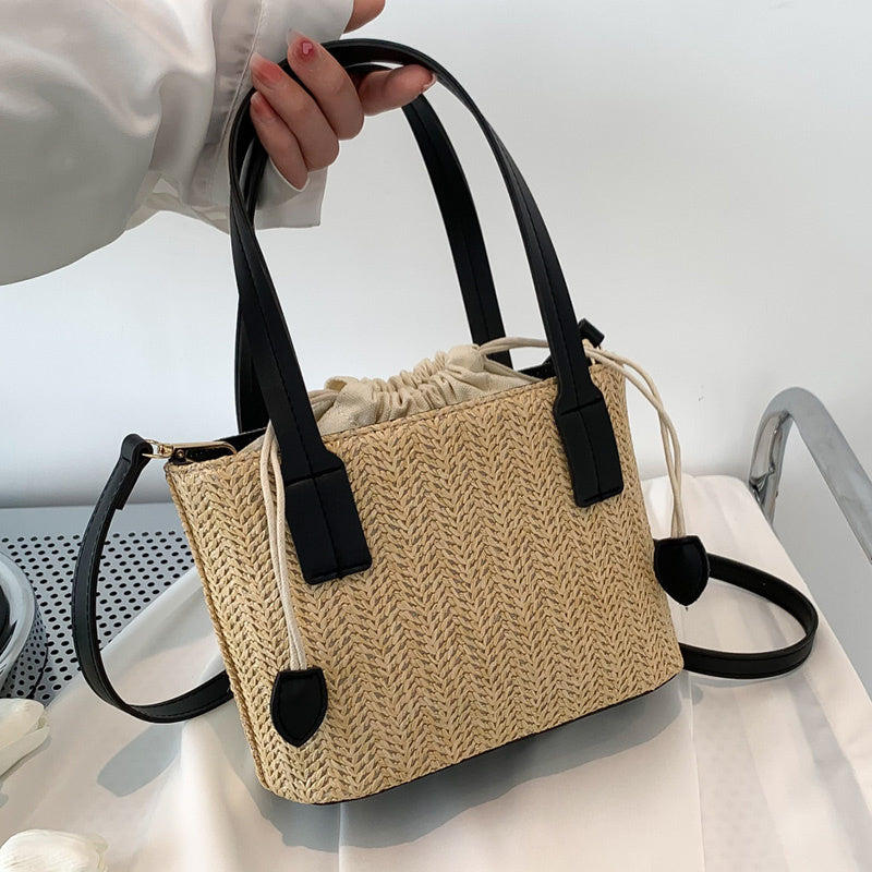 Aurélien | Marie Mini-Strohtasche