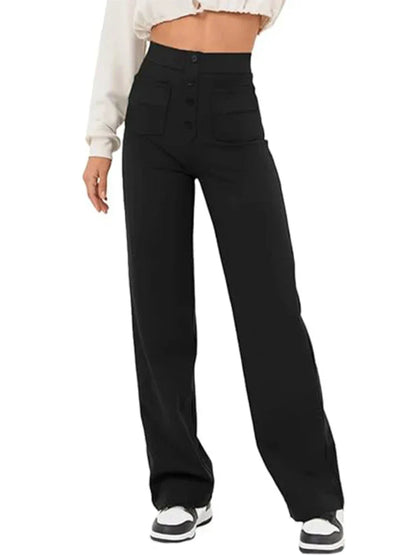 Aurélien | Elegante High-Waist-Hose mit elastischem Bund