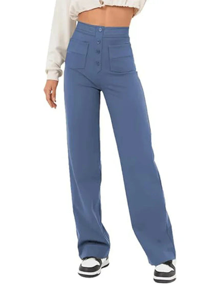Aurélien | Elegante High-Waist-Hose mit elastischem Bund