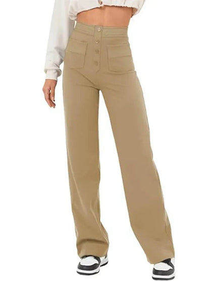 Aurélien | Elegante High-Waist-Hose mit elastischem Bund