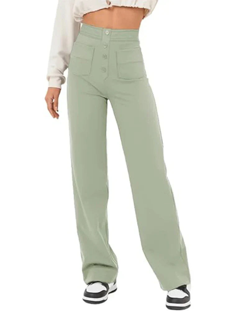 Aurélien | Elegante High-Waist-Hose mit elastischem Bund