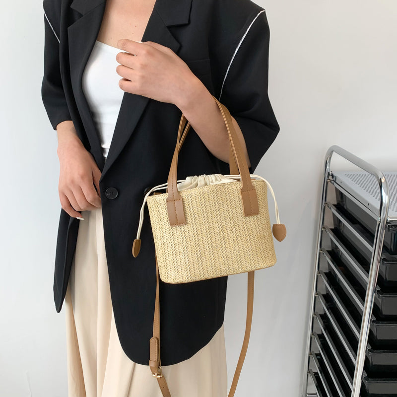 Aurélien | Marie Mini-Strohtasche