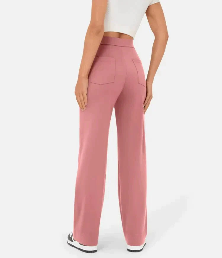 Aurélien | Lässige High-Waist-Hose mit elastischem Bund