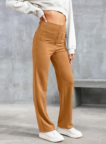 Aurélien | Lässige High-Waist-Hose mit elastischem Bund