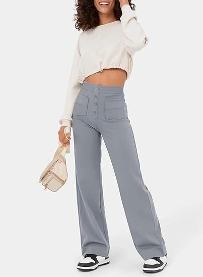 Aurélien | Lässige High-Waist-Hose mit elastischem Bund