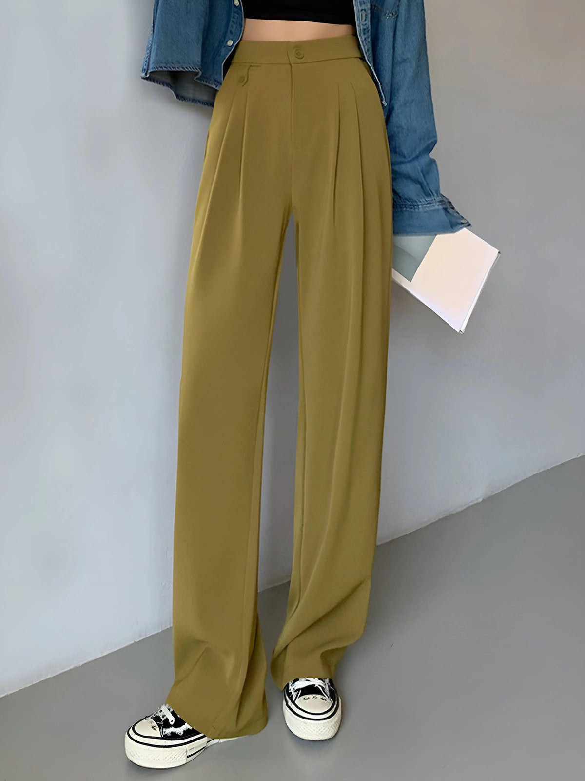 Aurélien | Elegante Hose mit weitem Bein