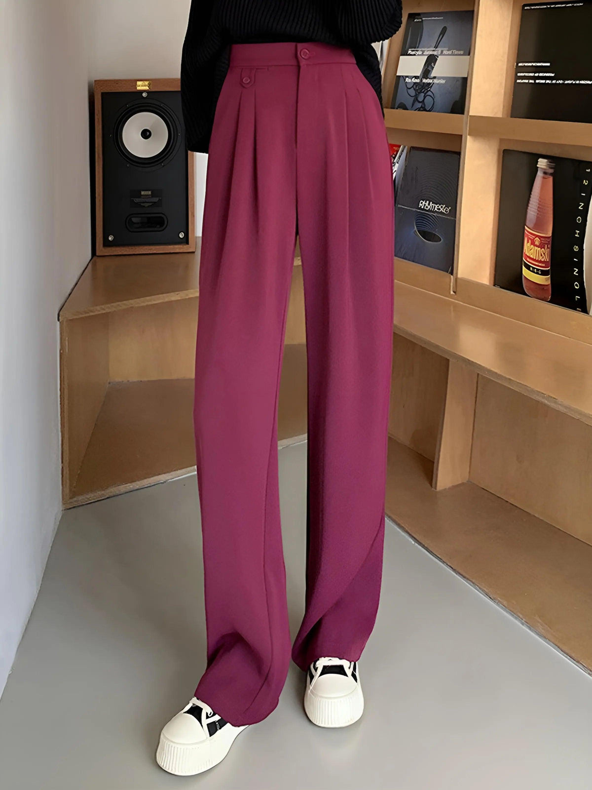 Aurélien | Elegante Hose mit weitem Bein