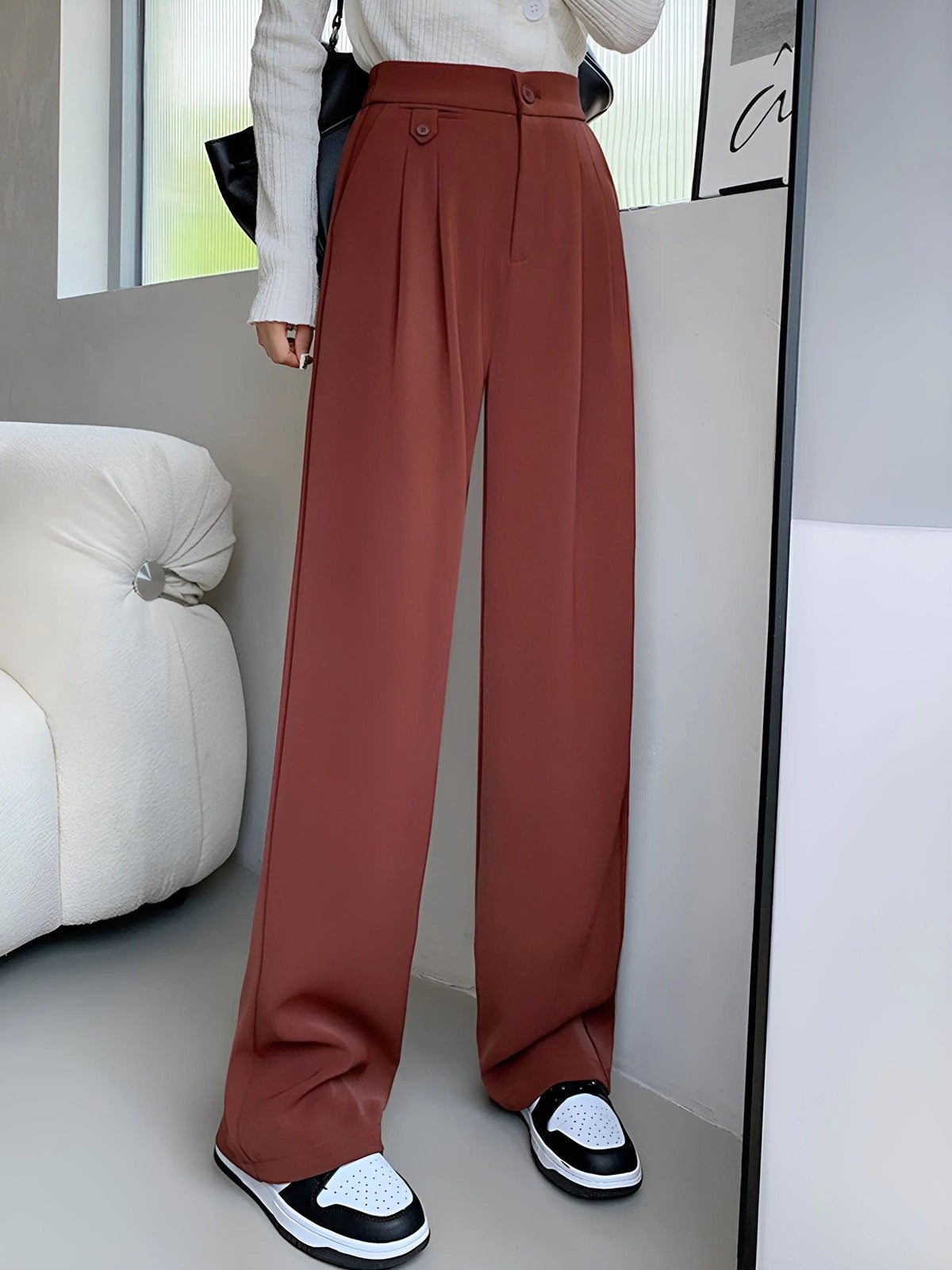Aurélien | Elegante Hose mit weitem Bein